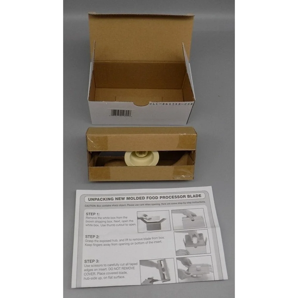 New OEM Cuisinart DLC 861TXB CSR Molded Replacement Blade Food Processor In Box